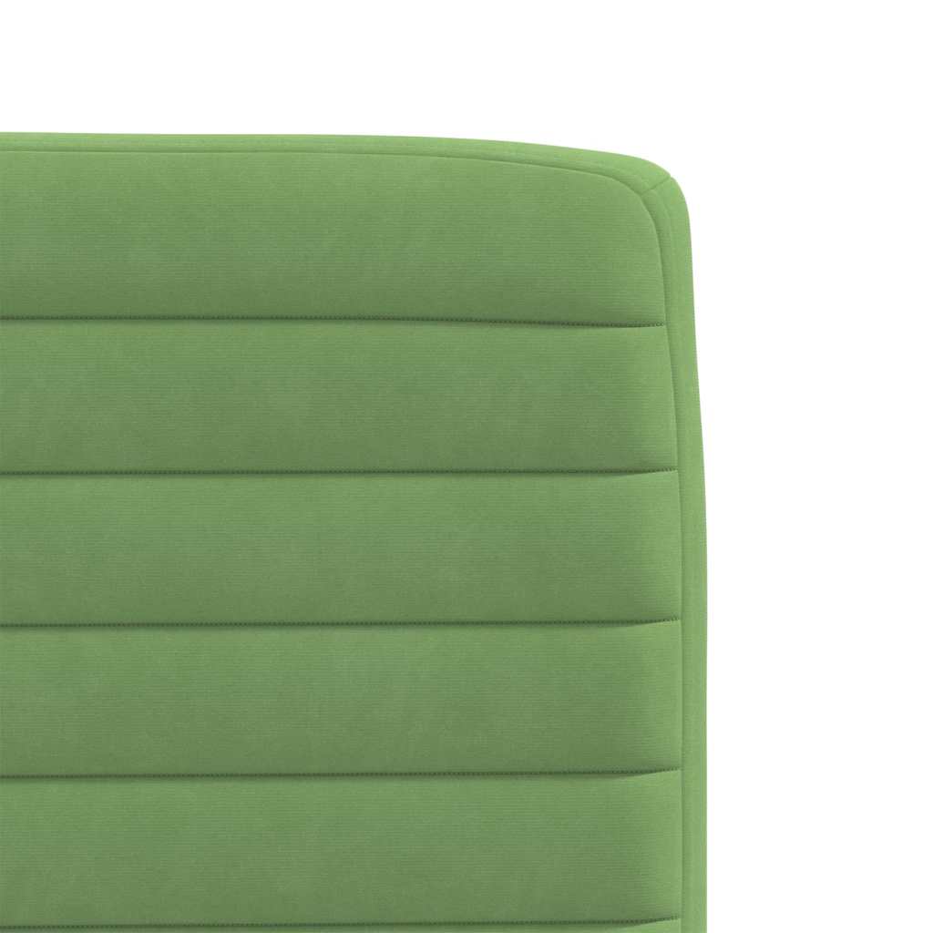 Dining chairs 6 pcs. Light green velvet