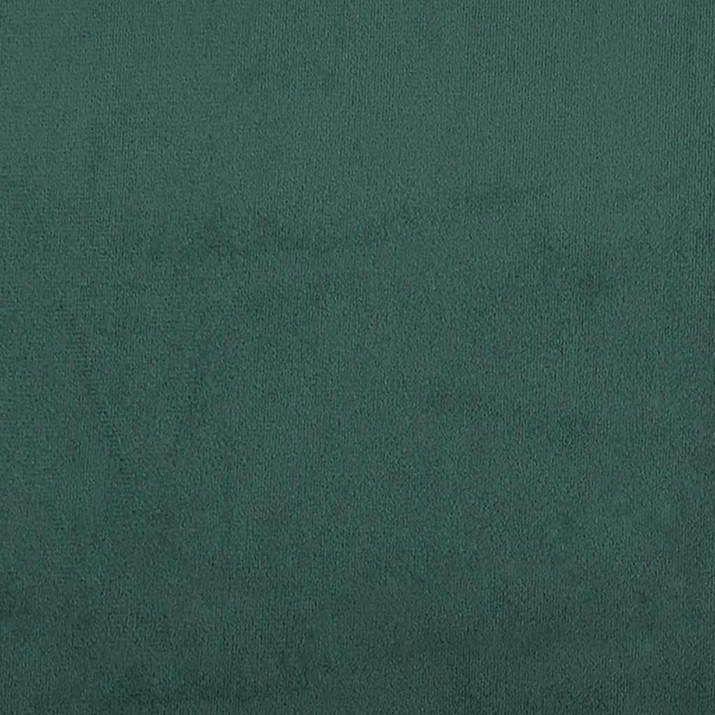 Dining chairs 6 pcs. Dark green velvet