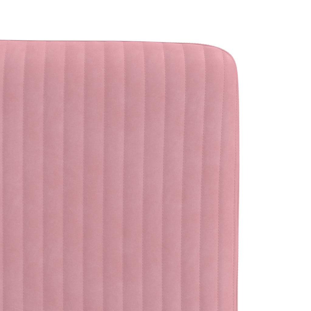 Esszimmerstühle 6 Stk. Rosa Samt