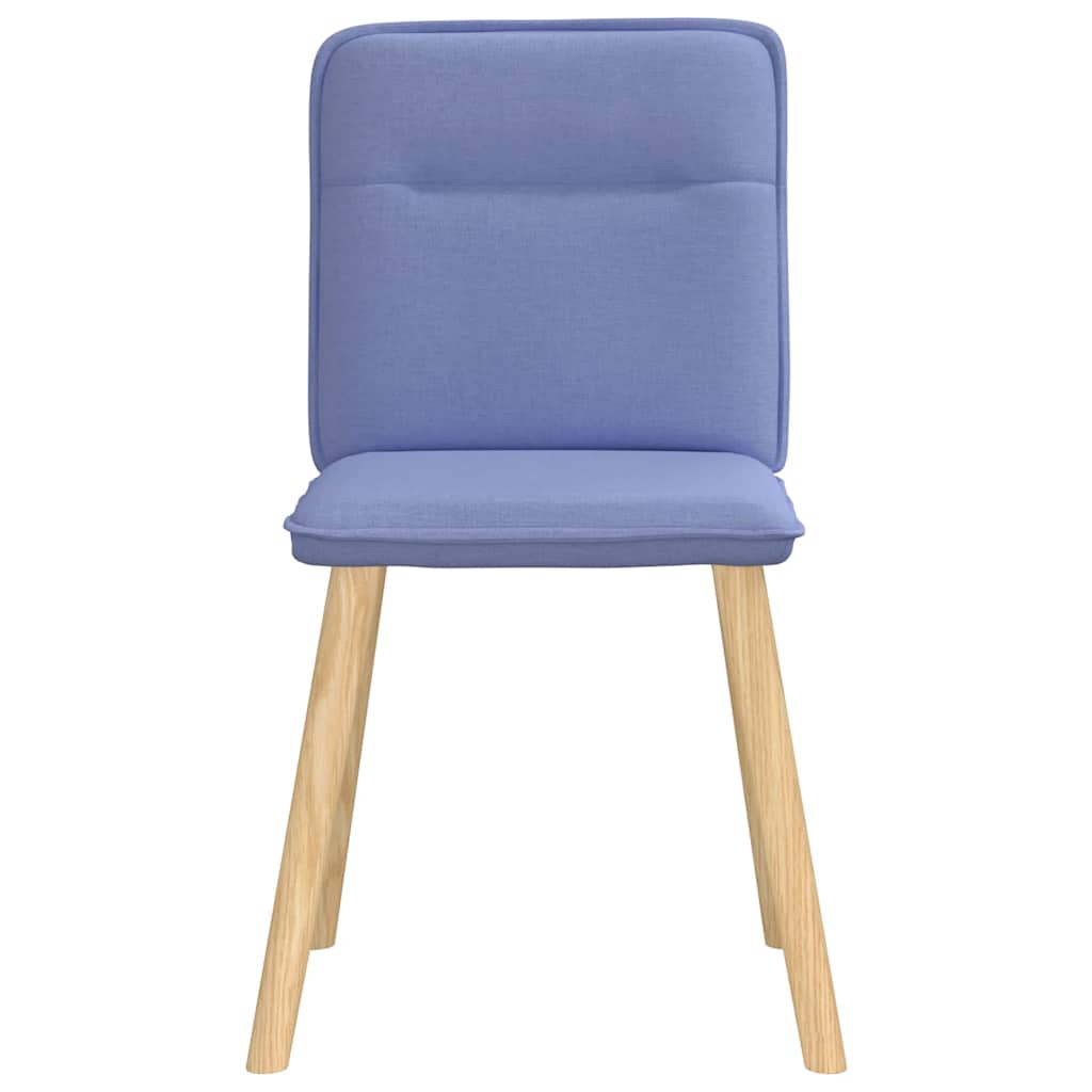Esszimmerstühle 6 Stk. Jeansblau Stoff
