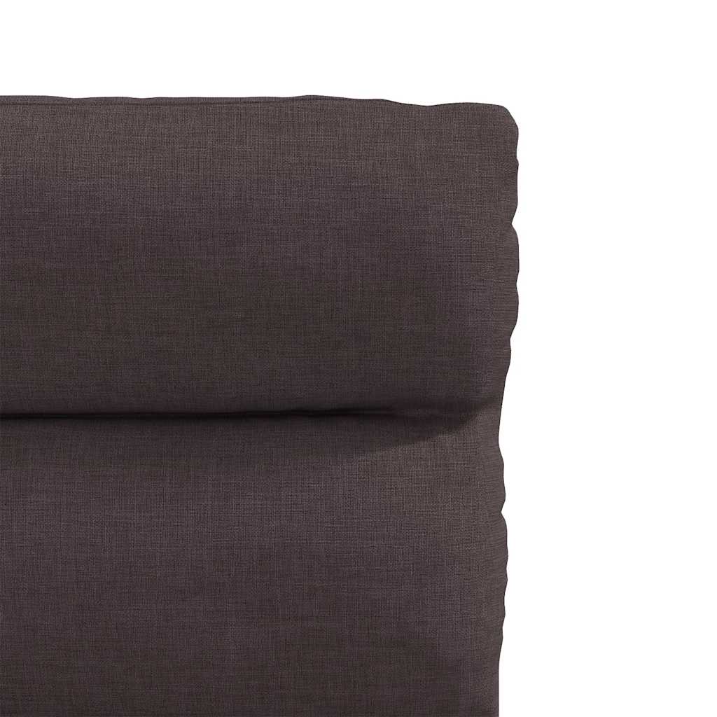 Dining chairs 6 pcs. Dark brown fabric