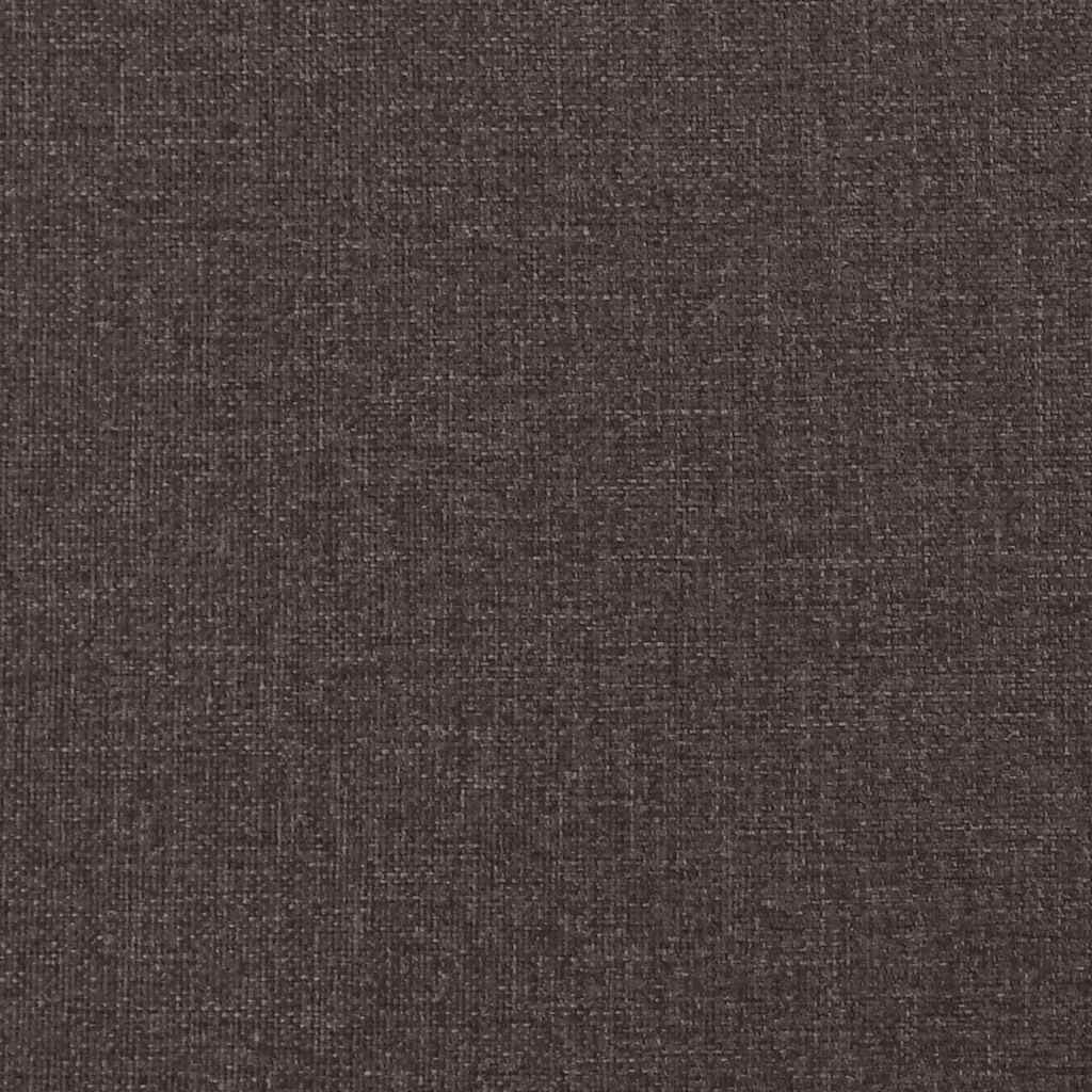 Dining chairs 6 pcs. Dark brown fabric