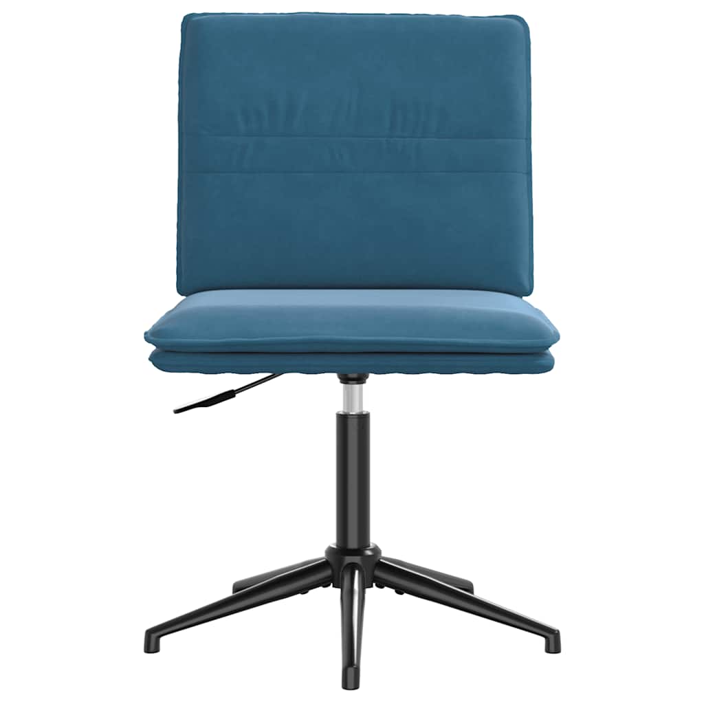 Esszimmerstühle 6 Stk. Blau Samt
