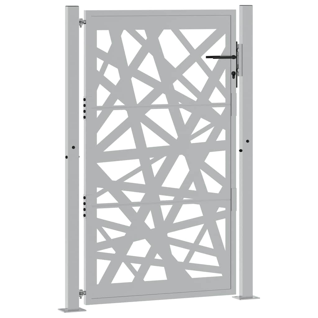 Gartentor 105x155 cm Wetterfester Stahl Lichtdesign
