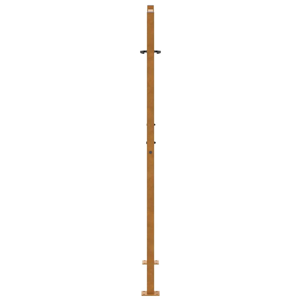 Gartentor 105x155 cm Wetterfester Stahl Lichtdesign