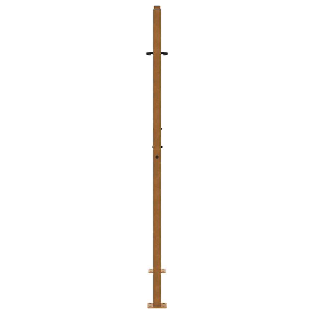 Gartentor 105x155 cm Wetterfester Stahl Spurendesign
