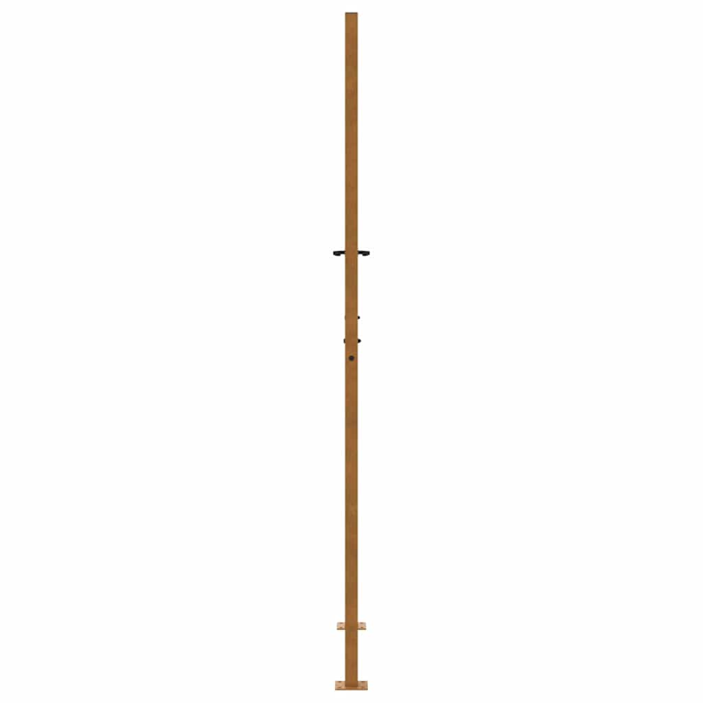 Garden Gate 105x205 cm Weatherproof Steel Trace Design
