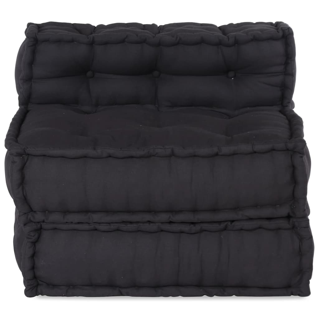 Pouf Modular Anthrazit 70x70x54 cm Stoff