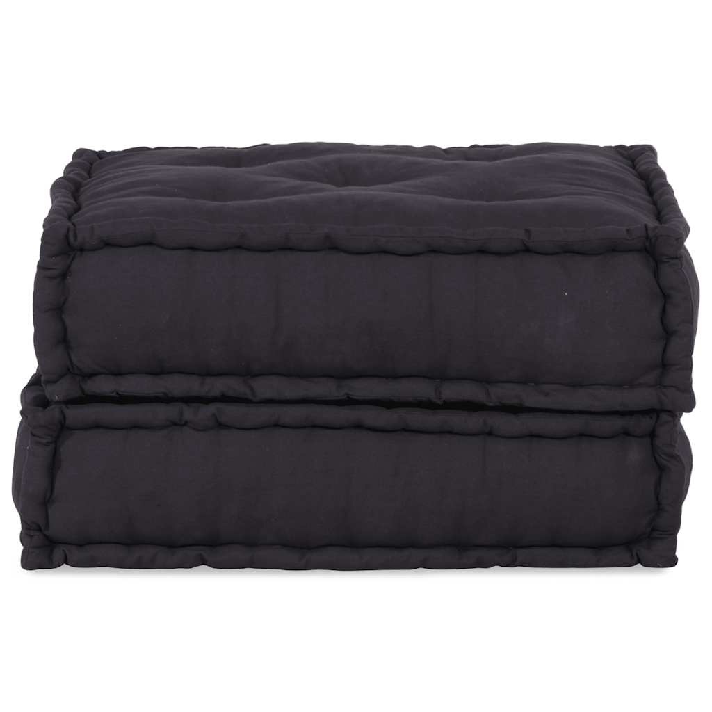 Pouf Modular Anthrazit 70x70x36 cm Stoff