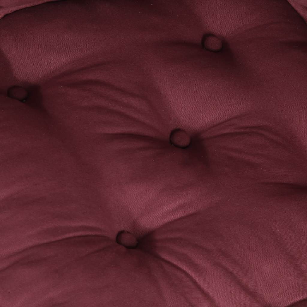 Pouf Modular Kastanienbraun 70x70x36 cm Stoff