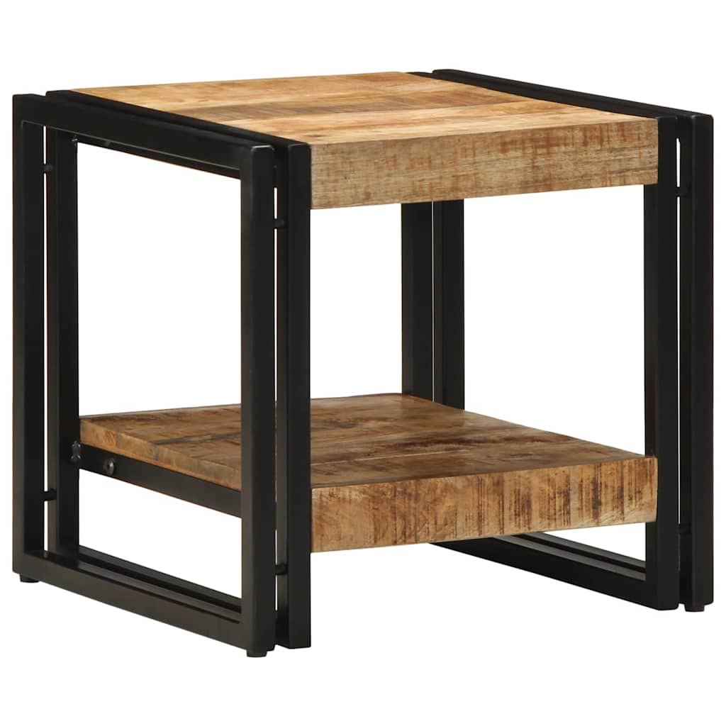 Couchtisch Braun 40 x 40 x 38 cm massives Mangoholz
