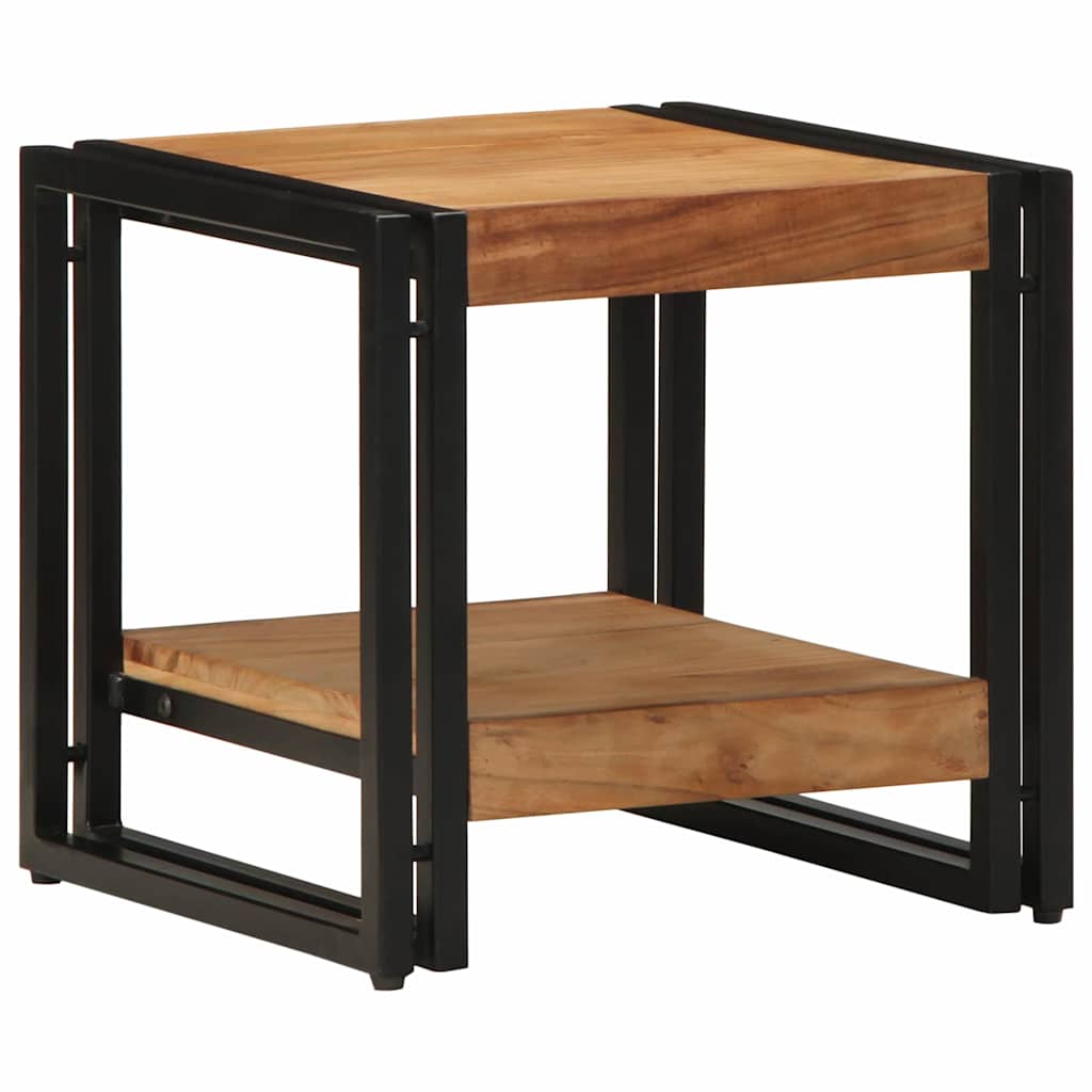 Couchtisch Braun 40 x 40 x 38 cm Akazie Massivholz