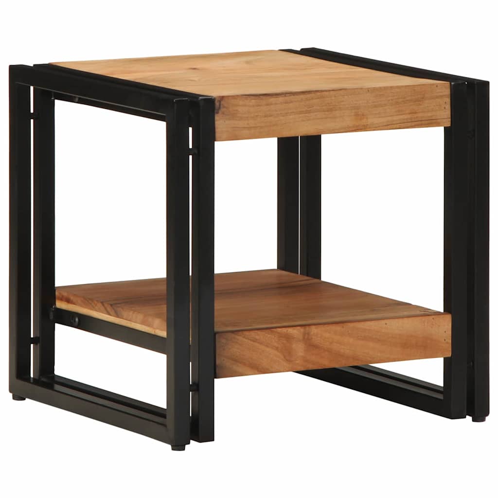 Couchtisch Braun 40 x 40 x 38 cm Akazie Massivholz