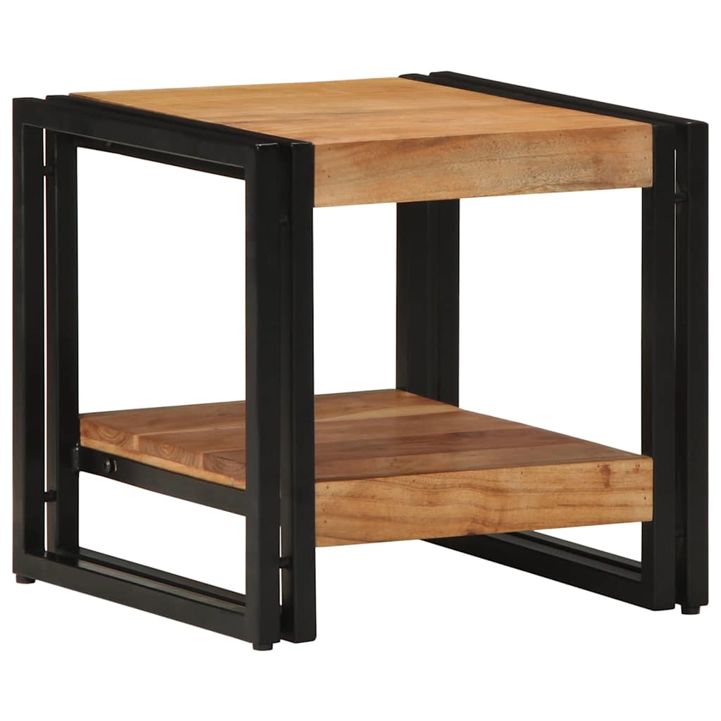 Couchtisch Braun 40 x 40 x 38 cm Akazie Massivholz