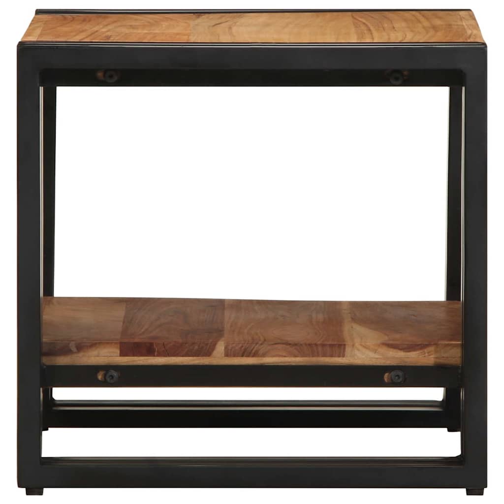 Couchtisch Braun 40 x 40 x 38 cm Akazie Massivholz