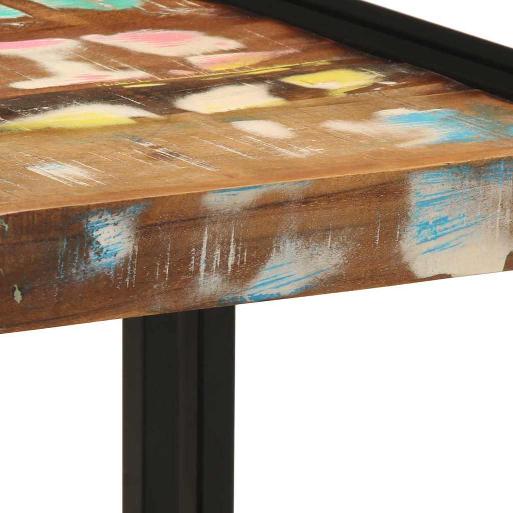 Couchtisch Mehrfarbig 40 x 40 x 38 cm recyceltes Massivholz