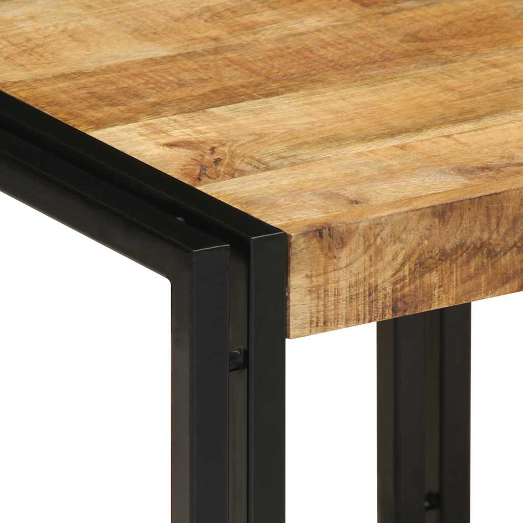 Couchtisch Braun 40 x 40 x 38 cm massives Mangoholz