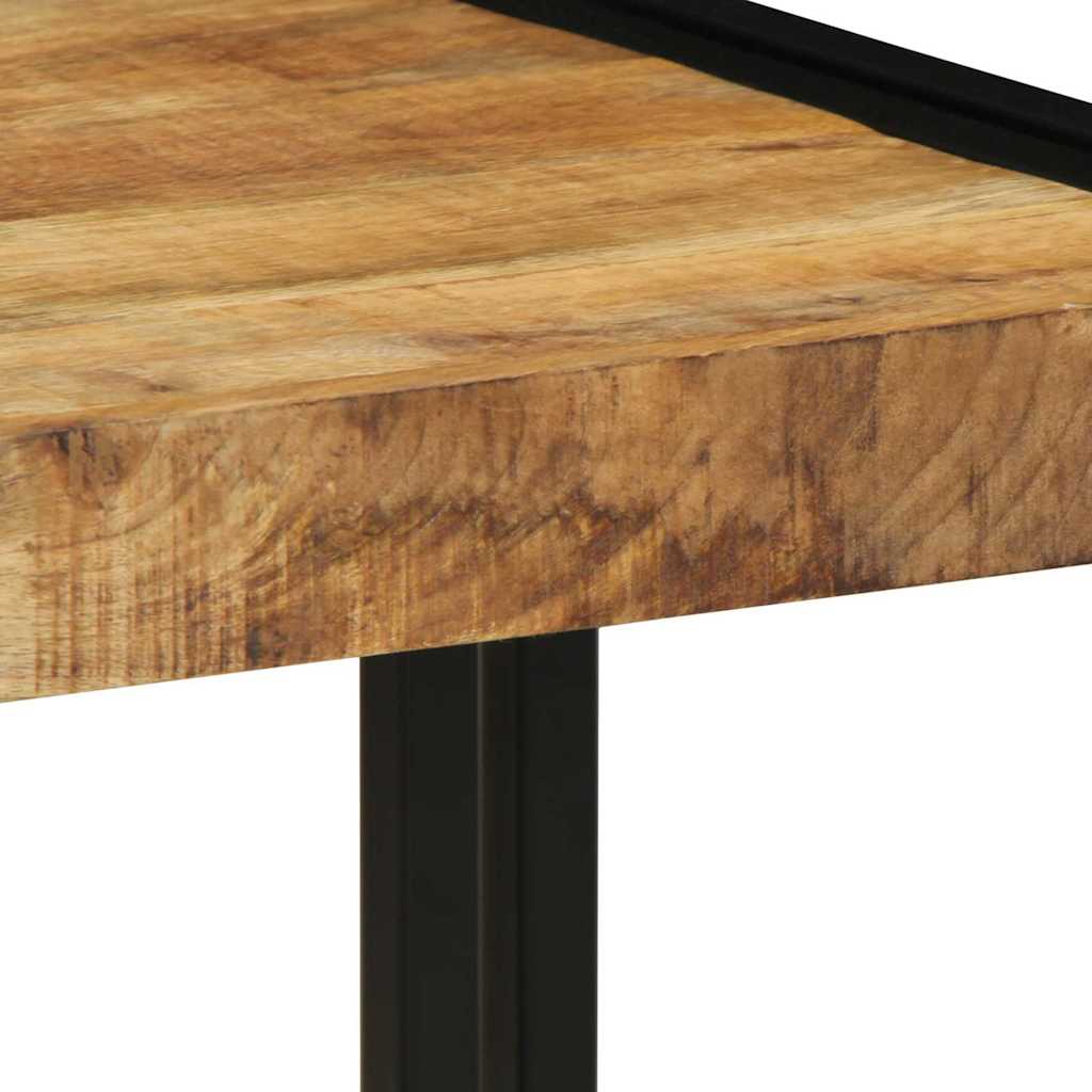Couchtisch Braun 40 x 40 x 38 cm massives Mangoholz