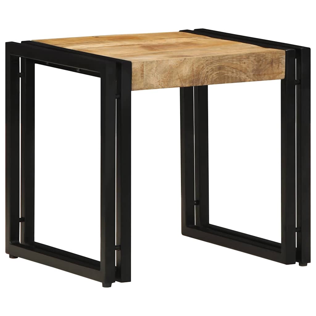 Couchtisch Braun 40 x 40 x 38 cm massives Mangoholz