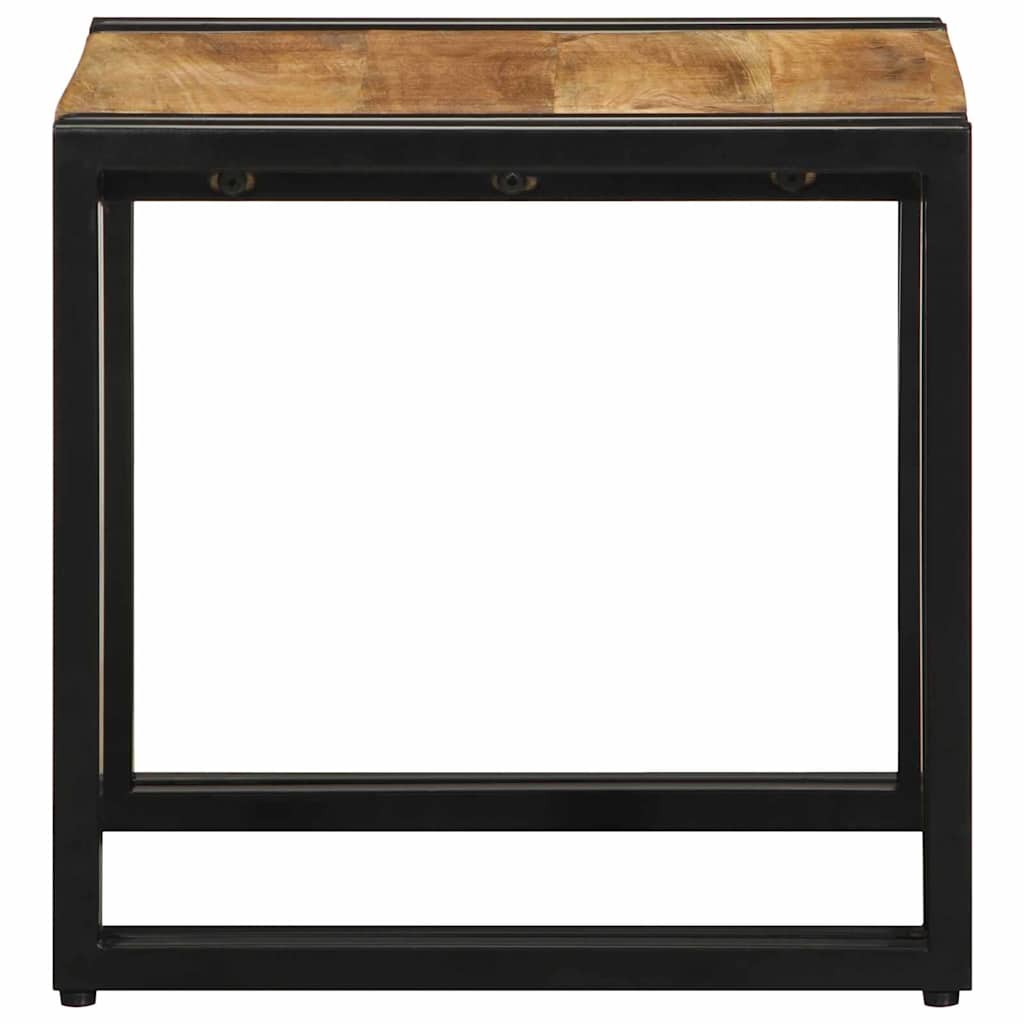 Couchtisch Braun 40 x 40 x 38 cm massives Mangoholz
