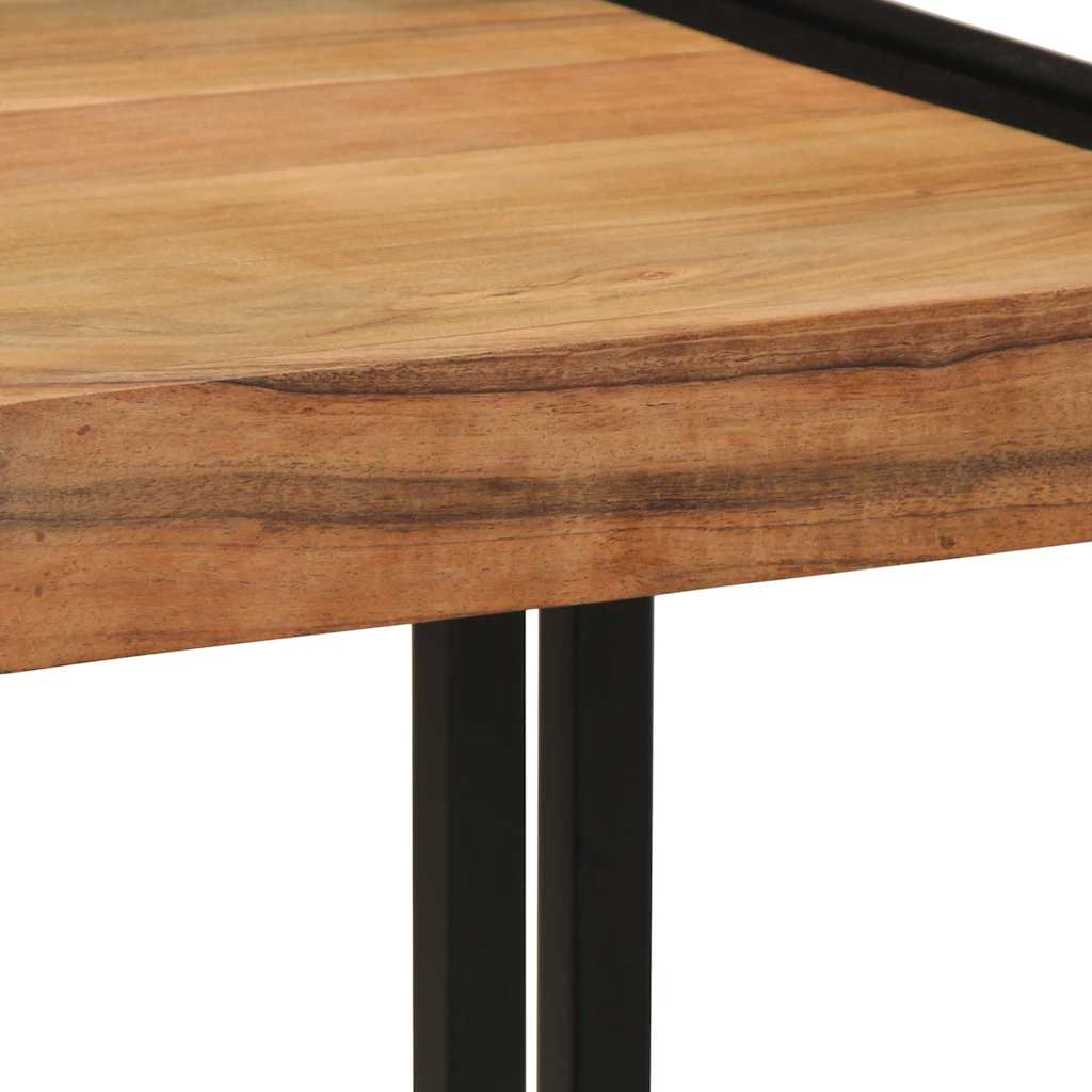 Couchtisch Braun 40 x 40 x 38 cm Akazie Massivholz