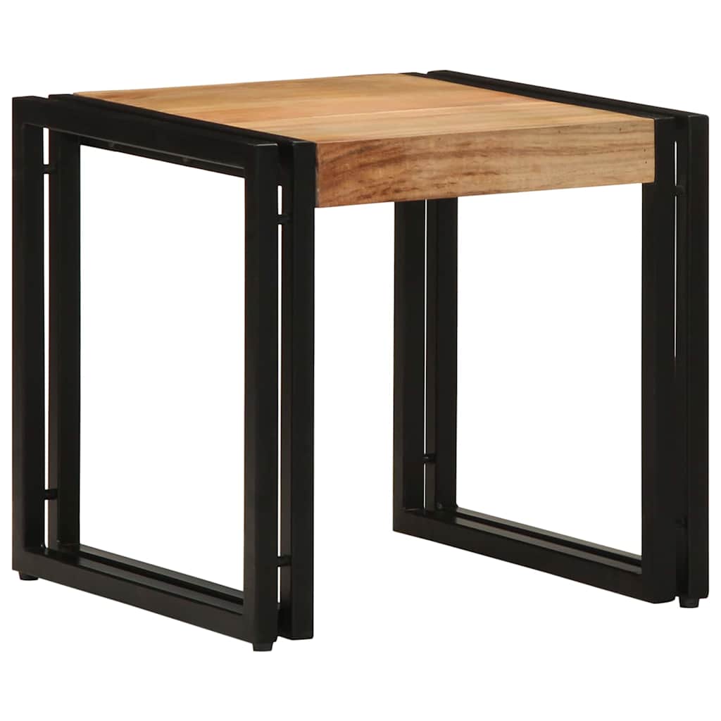 Couchtisch Braun 40 x 40 x 38 cm Akazie Massivholz