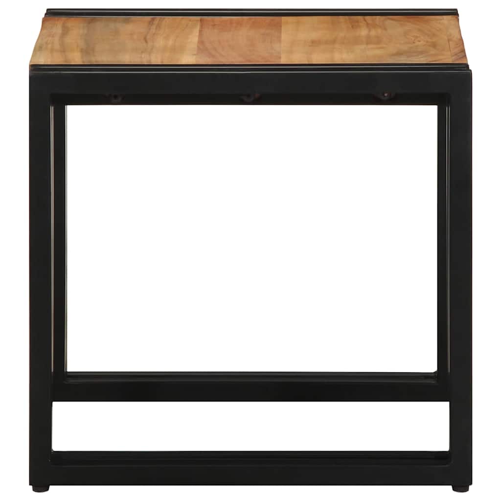 Couchtisch Braun 40 x 40 x 38 cm Akazie Massivholz