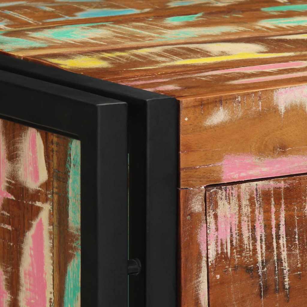 Nachttisch Mehrfarbig 40 x 35 x 50 cm recyceltes Massivholz