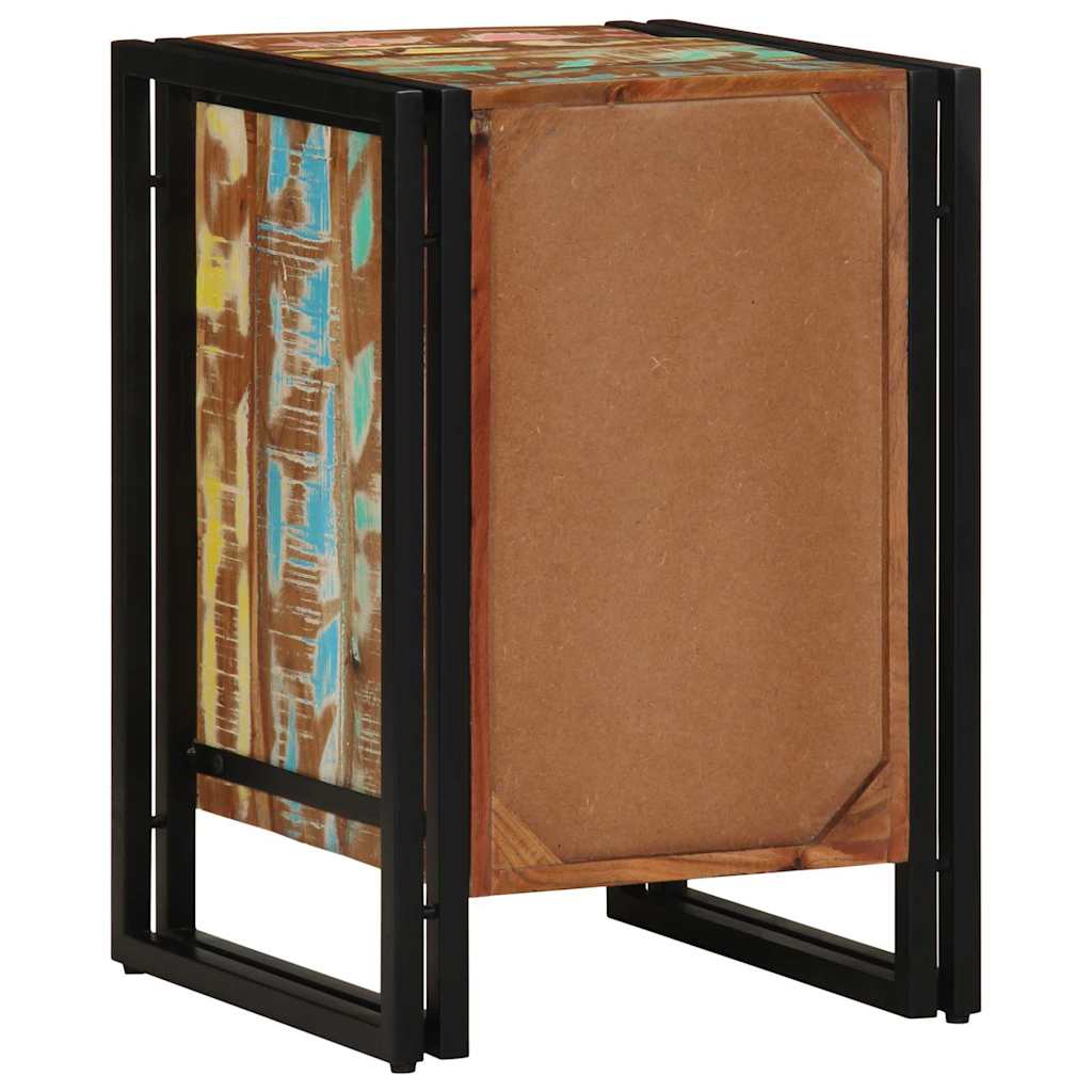 Nachttisch Mehrfarbig 40 x 35 x 50 cm recyceltes Massivholz