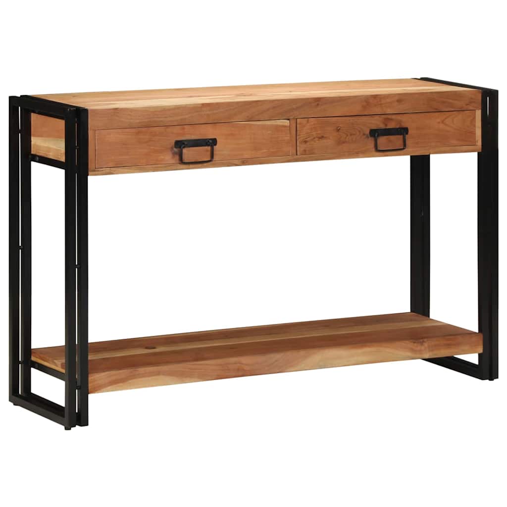 Konsolentisch Braun 120 x 33 x 75 cm Akazie Massivholz