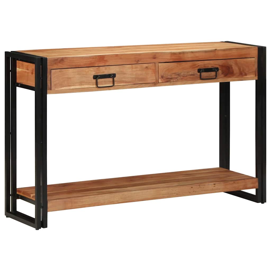 Konsolentisch Braun 120 x 33 x 75 cm Akazie Massivholz