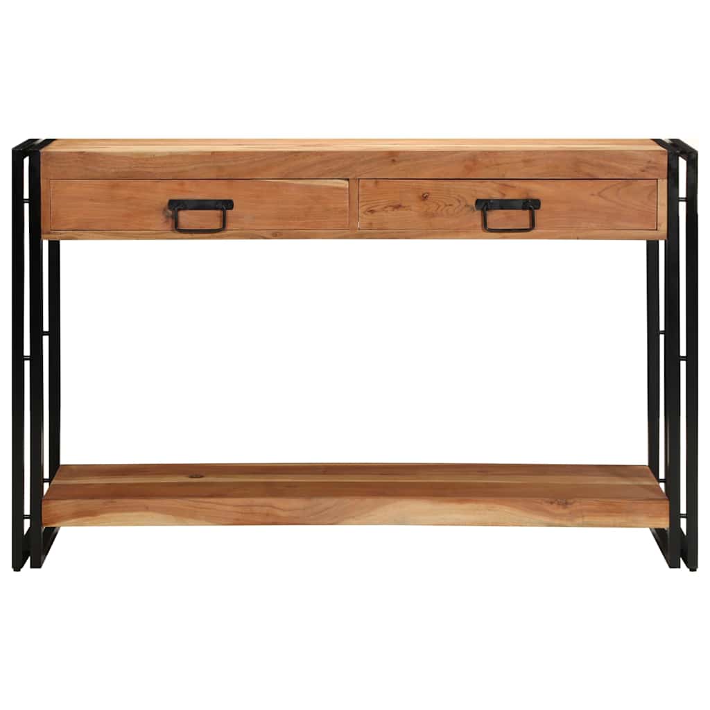 Konsolentisch Braun 120 x 33 x 75 cm Akazie Massivholz