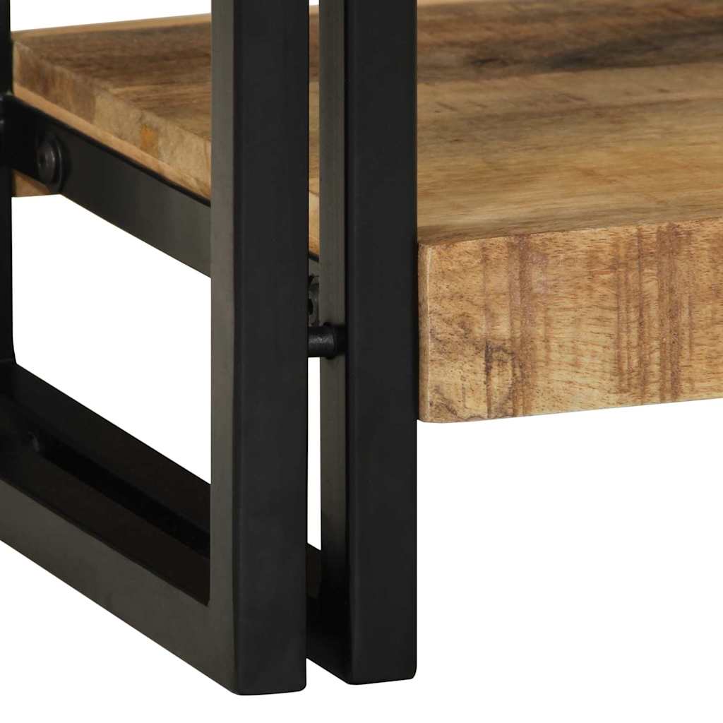 Konsolentisch Braun 90 x 33 x 75 cm massives Mangoholz