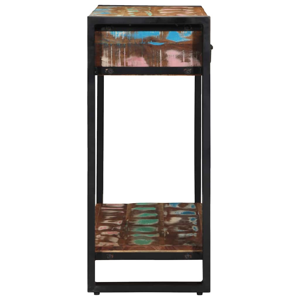 Konsolentisch Mehrfarbig 90 x 33 x 75 cm recyceltes Massivholz