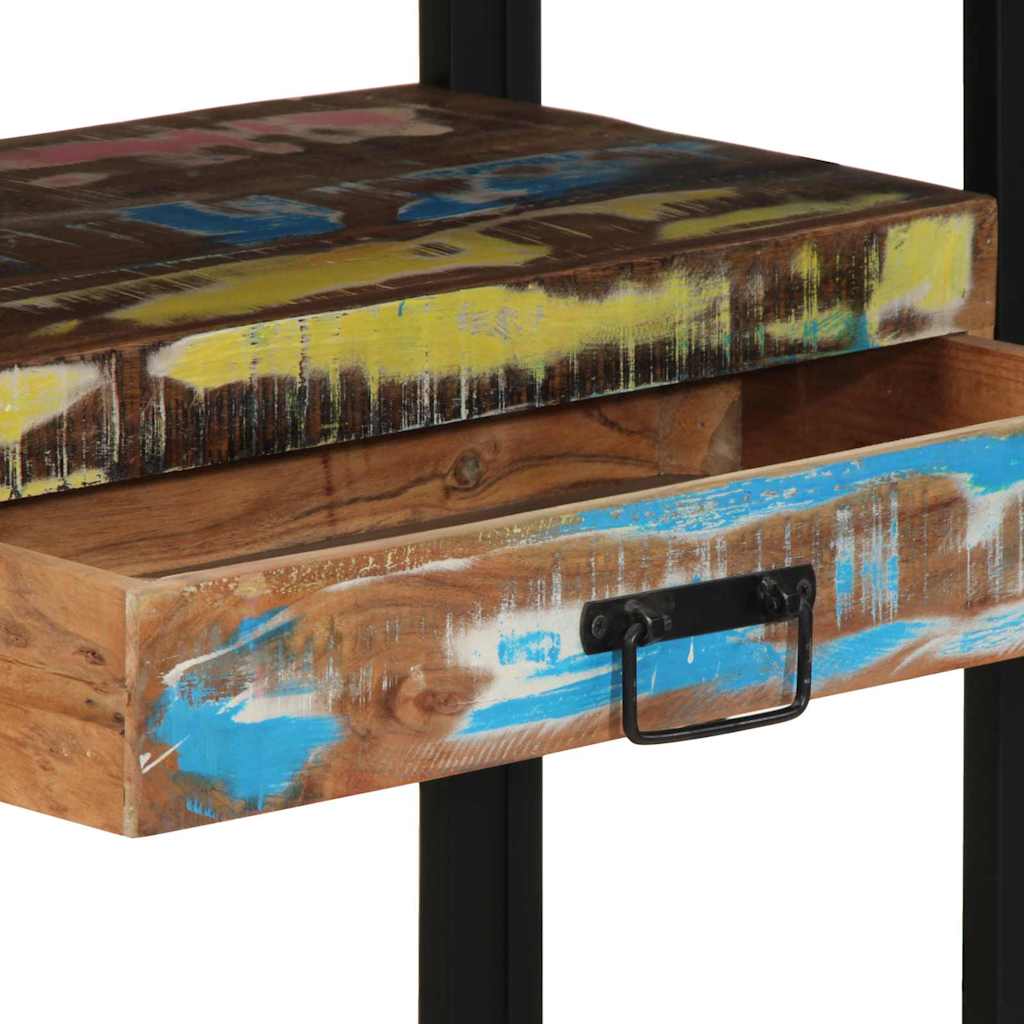Konsolentisch Mehrfarbig 120 x 33 x 75 cm recyceltes Massivholz