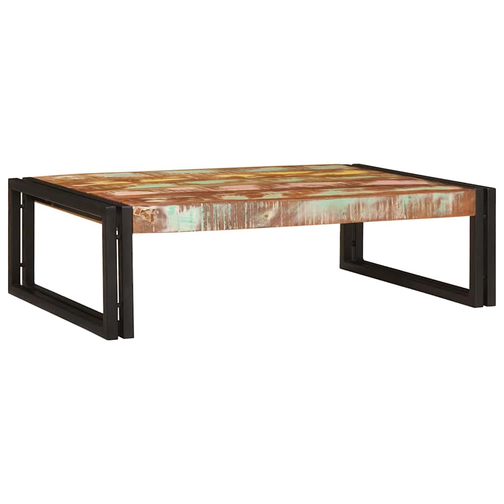 Badezimmer Regal 80 x 50 x 23 cm Massives Mango Holz, Eisen