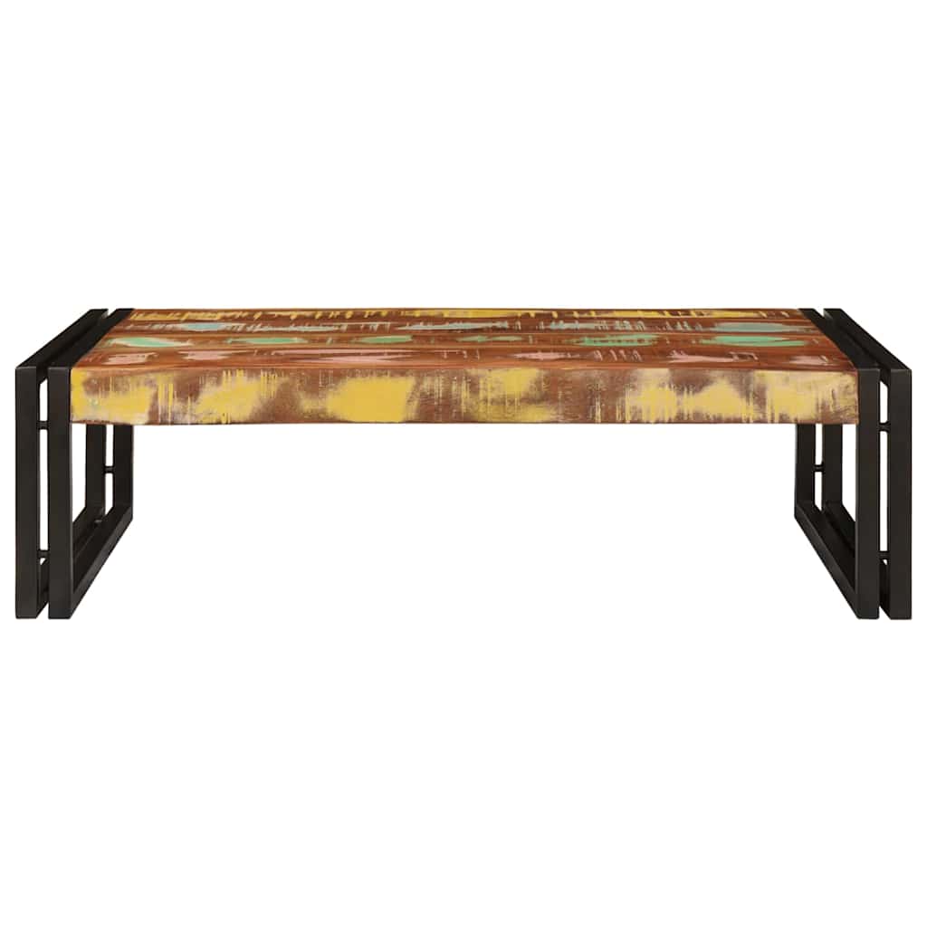 Badezimmer Regal 80 x 50 x 23 cm Massives Mango Holz, Eisen