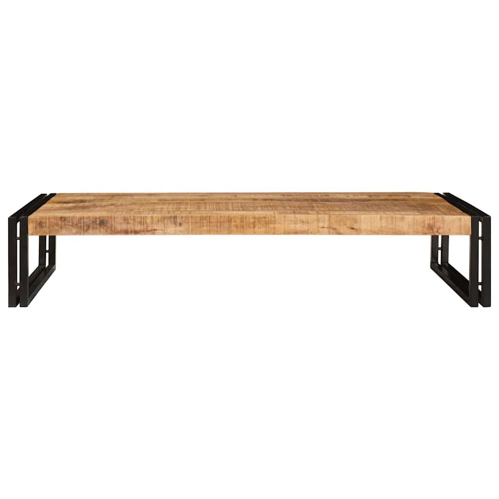 Badezimmer Regal 120 x 50 x 23 cm Massives Mango Holz, Eisen