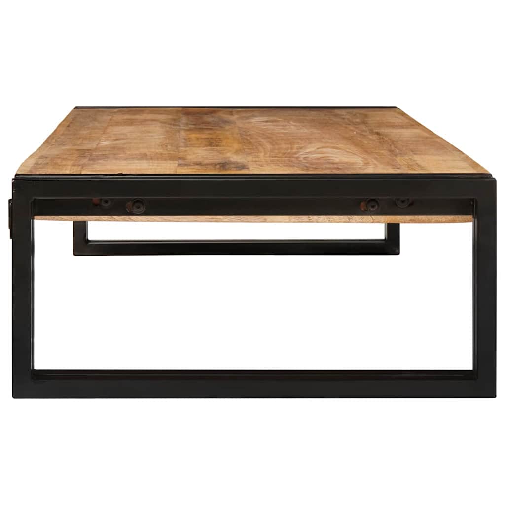 Badezimmer Regal 120 x 50 x 23 cm Massives Mango Holz, Eisen