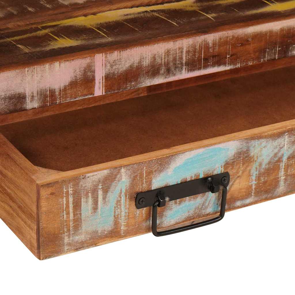 Waschbeckenunterschrank Massives Reclaimed-Holz, Eisen