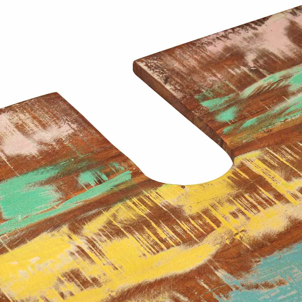 Waschbeckenunterschrank Massives Reclaimed-Holz, Eisen
