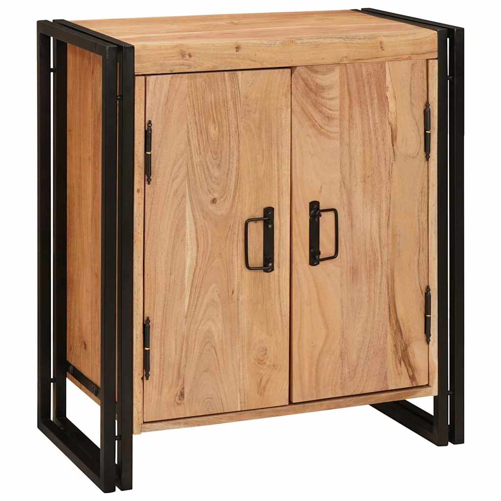 Nachttisch Braun 38 x 33 x 58 cm Akazie Massivholz