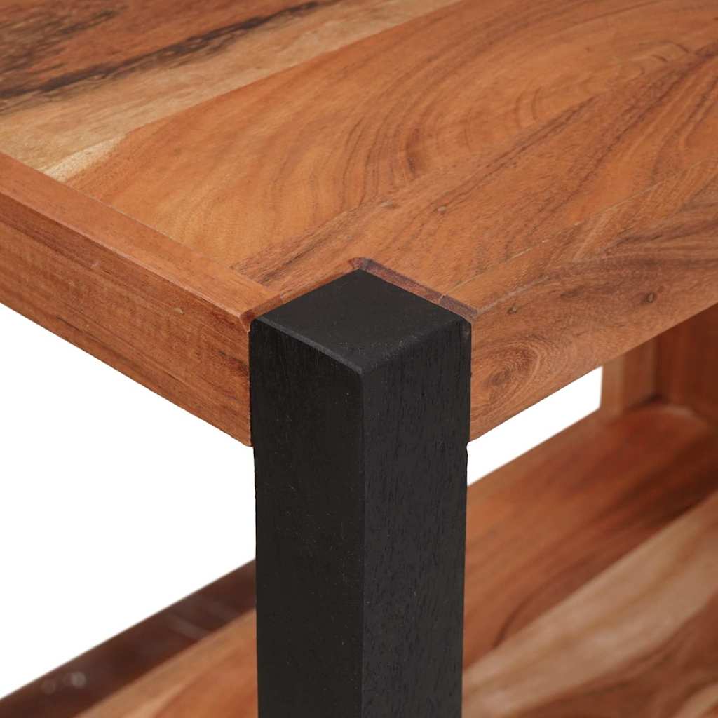 Bücherregal Braun, Schwarz 50 x 30 x 110 cm