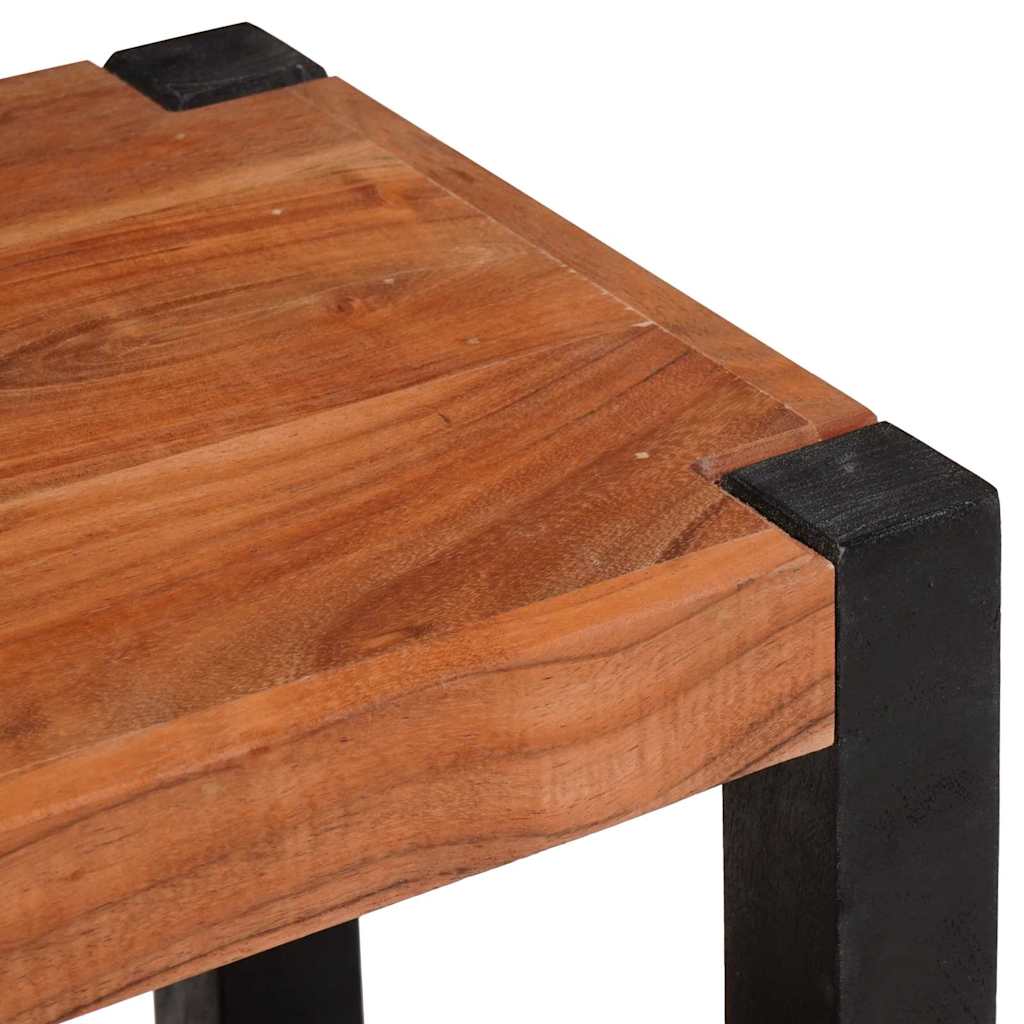 Bücherregal Braun, Schwarz 80 x 30 x 110 cm