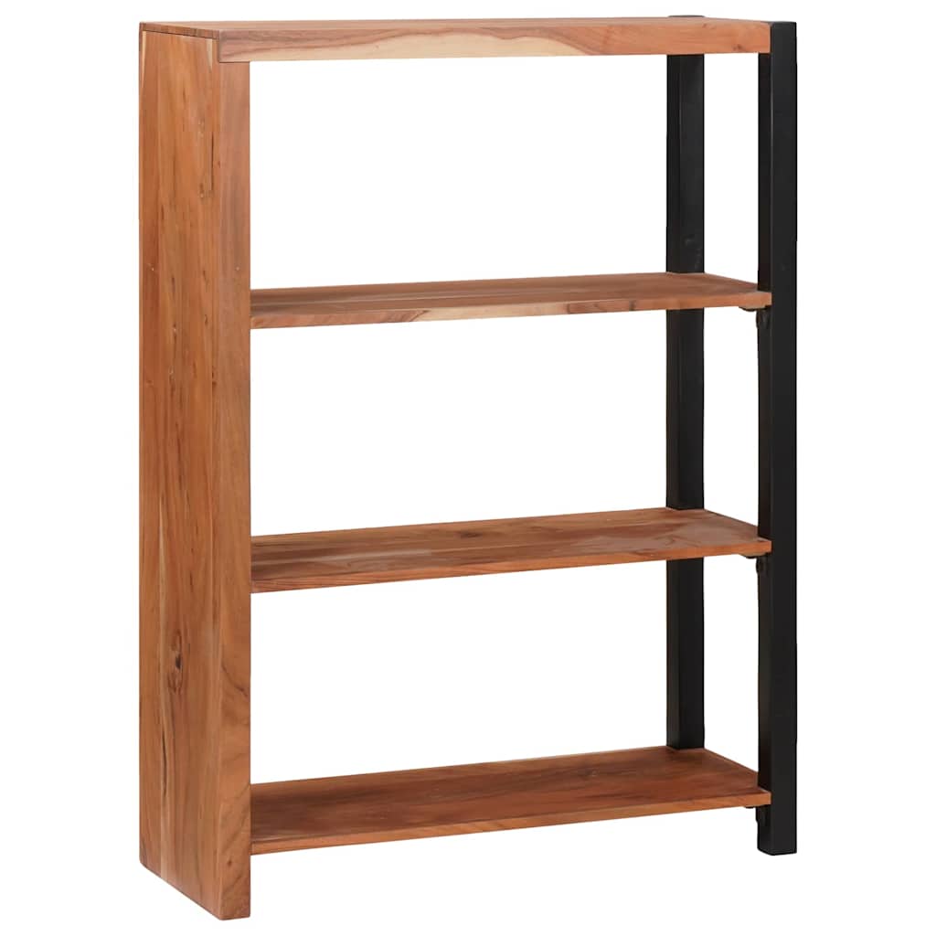 Bücherregal Braun, Schwarz 80 x 30 x 110 cm
