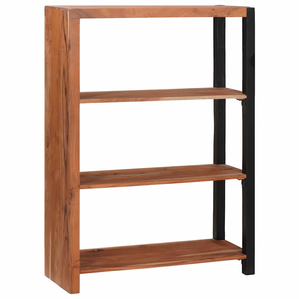 Bücherregal Braun, Schwarz 80 x 30 x 110 cm