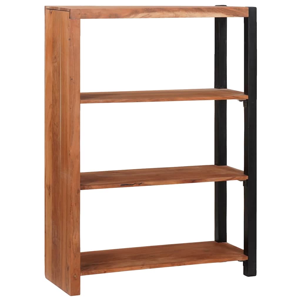 Bücherregal Braun, Schwarz 80 x 30 x 110 cm