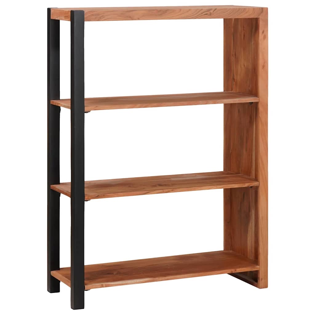 Bücherregal Braun, Schwarz 80 x 30 x 110 cm