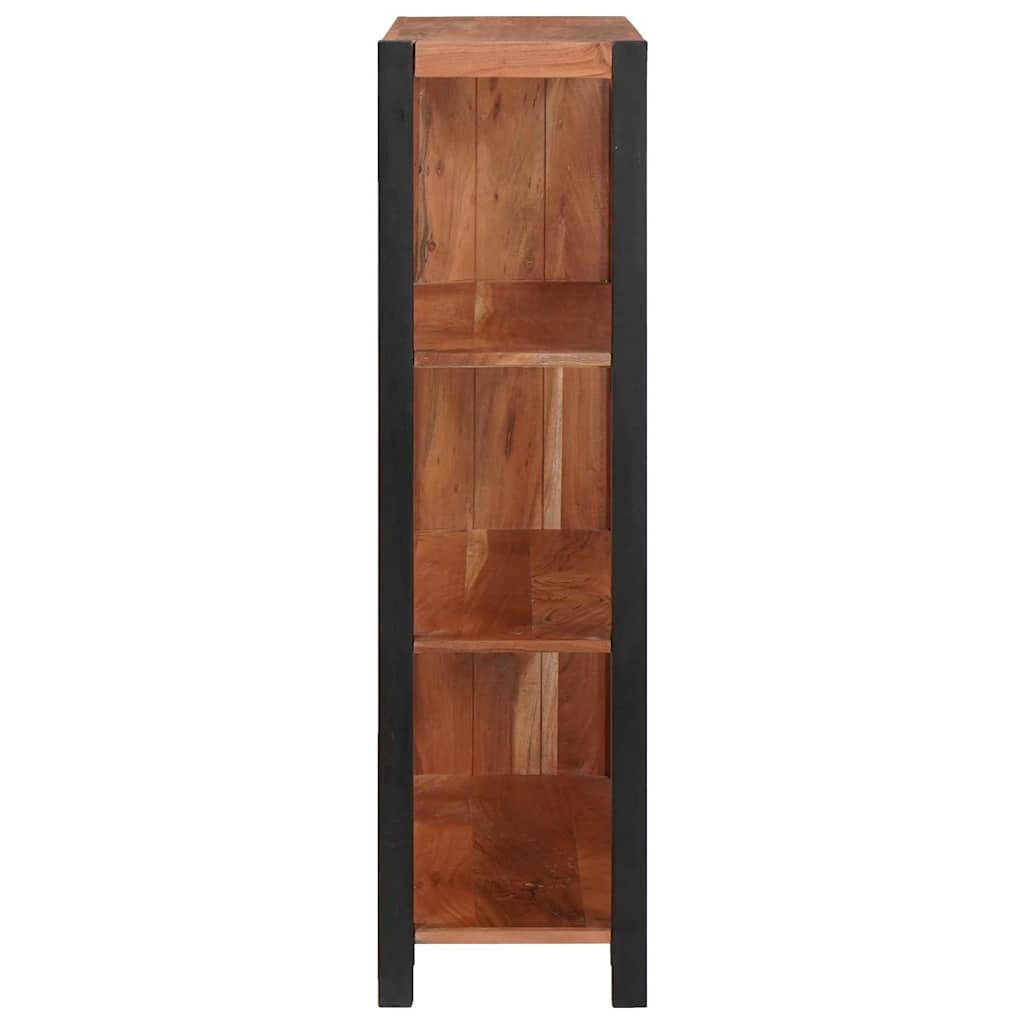Bücherregal Braun, Schwarz 80 x 30 x 110 cm