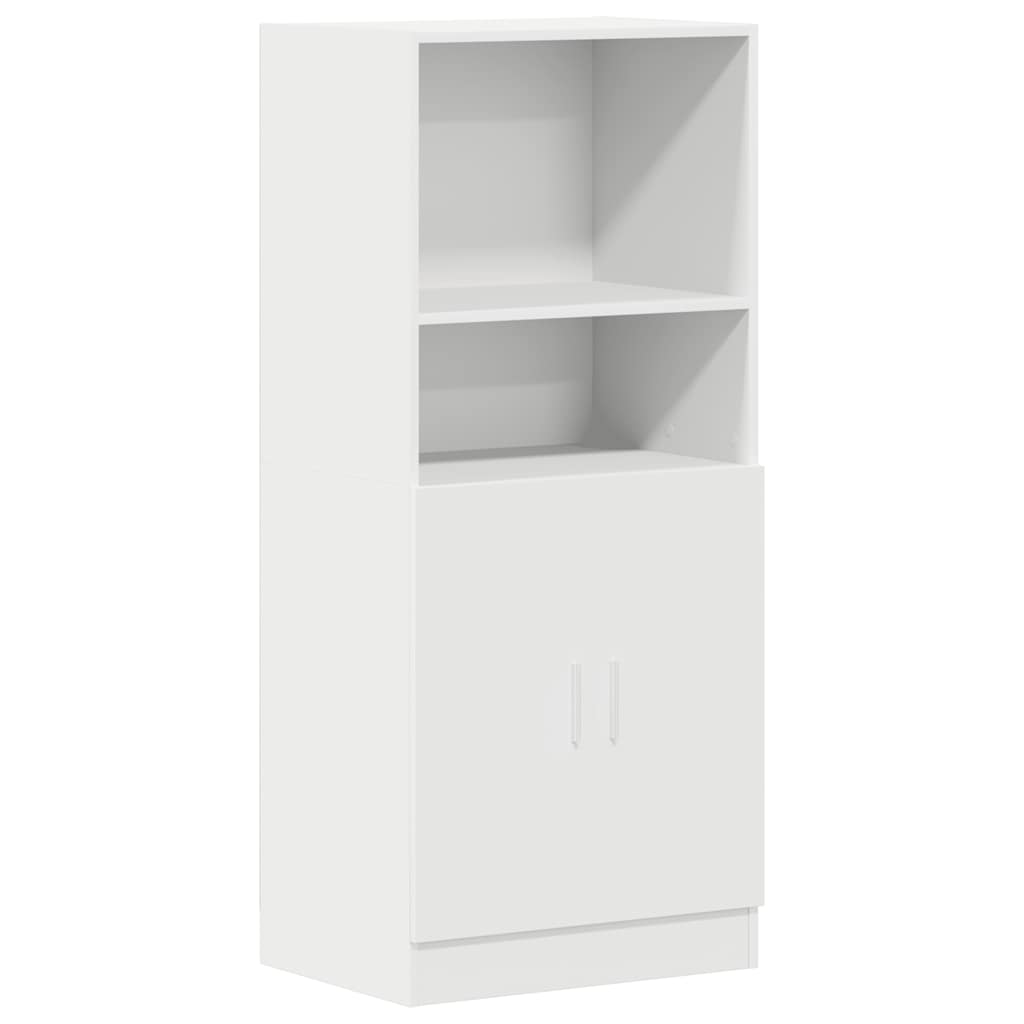 2-piece kitchen cabinet set white wood-based material